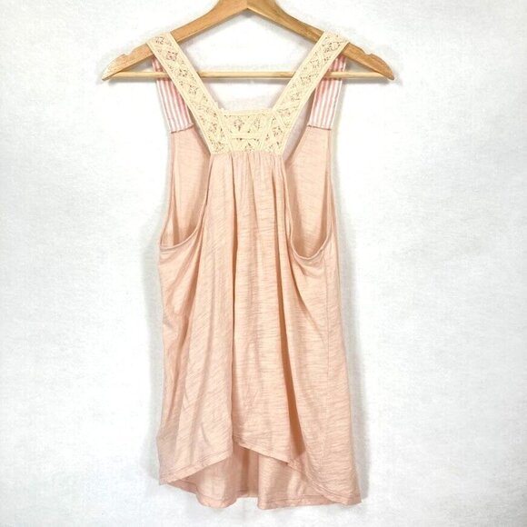 Kimchi Blue Racerback Cotton Tank Top Lightweight Pastel Boho Coquette Girly M - Picture 3 of 7